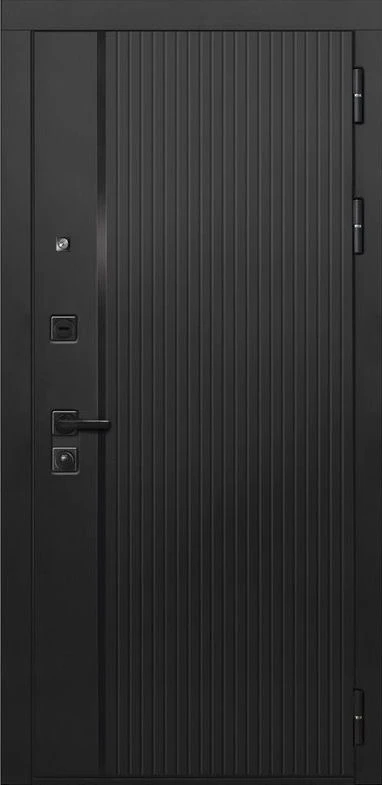 Входная дверь ДвериПРО L-45 СБ-1 (ст. белое, 16мм, венге) DPRO198340 внешняя сторона