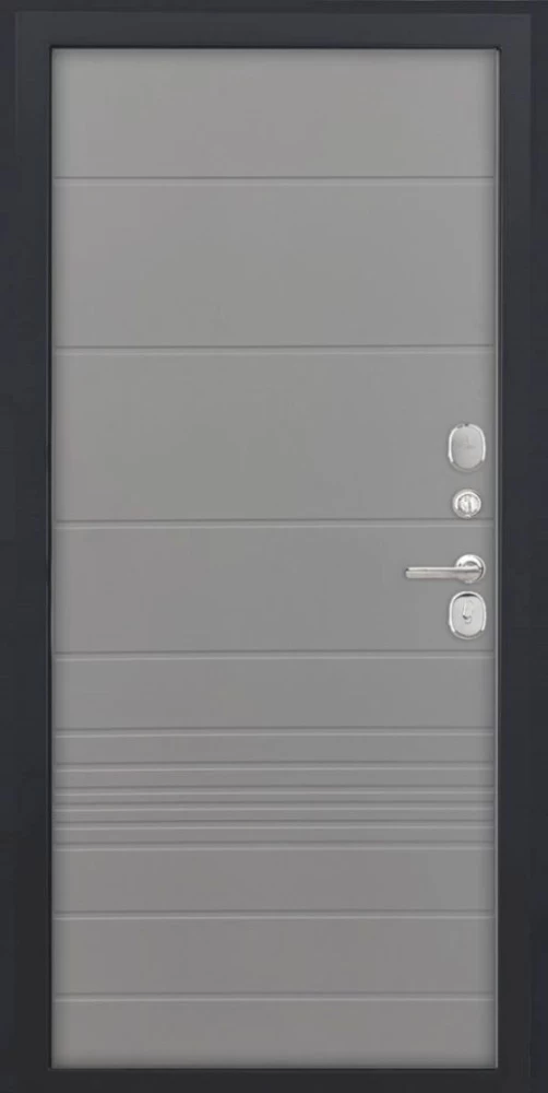 Входная дверь ДвериПРО Модель L-48 ФЛ-700 (10мм, ясень грей) DPRO195481 внутренняя сторона