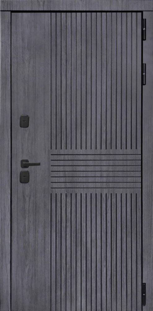 Входная дверь ДвериПРО Берген ФЛ-291 (Line, 10мм, белый софт) DPRO197974 внешняя сторона