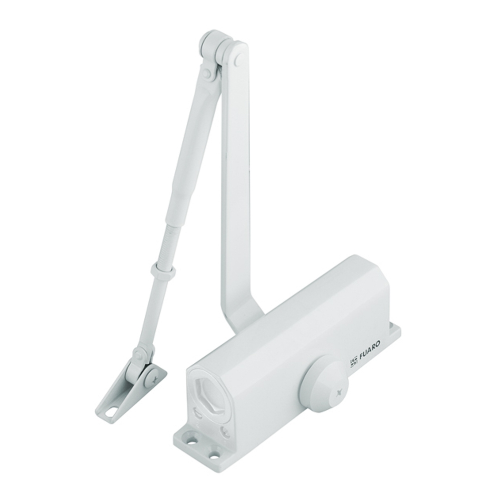 Фото Доводчик дверной DC20-4 (DC-204) WH до 85 кг (белый)