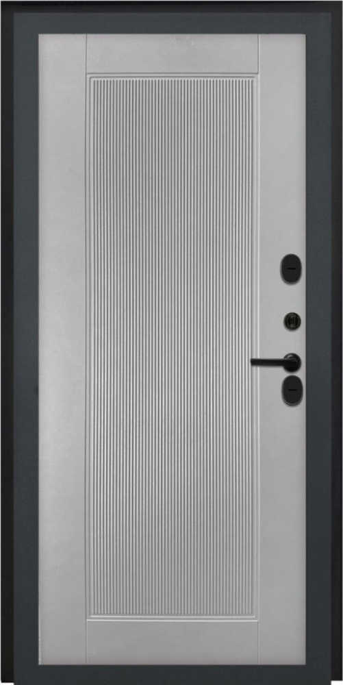 Входная дверь ДвериПРО Аура ПВХ 10мм Астрод Velutto Grigio DPRO196753 внутренняя сторона