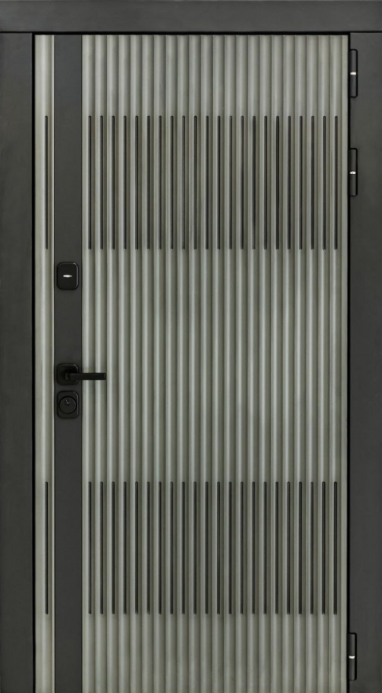 Входная дверь ДвериПРО Elfy ФЛЗ-649 капучино (зеркало) DPRO198137 внешняя сторона